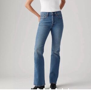 Levi's 515 Boot Cut Women's Dark Blue Jeans 4M